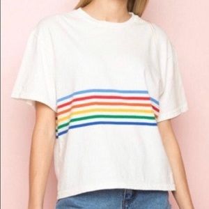 brandy melville rainbow aleena top